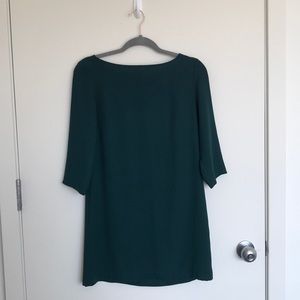Emerald green women’s mini dress by Leith size XS